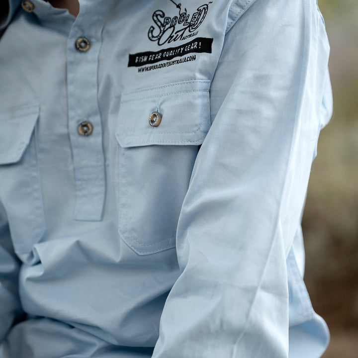 Kid's Weekender Work Shirt - Spooled Out Australia