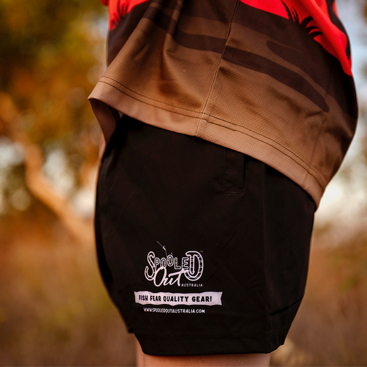 Women's Fishin ‘n Crabbin Shorts - Spooled Out Australia