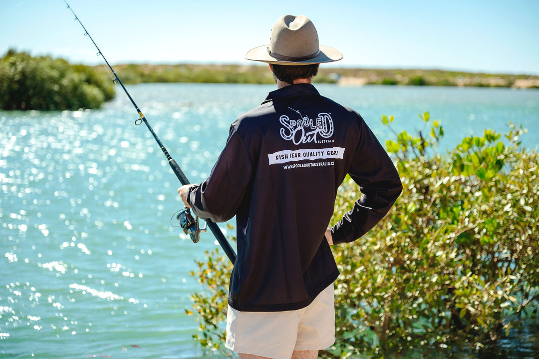 Fishing lures and tackle prepared for a beginner angler in Australia