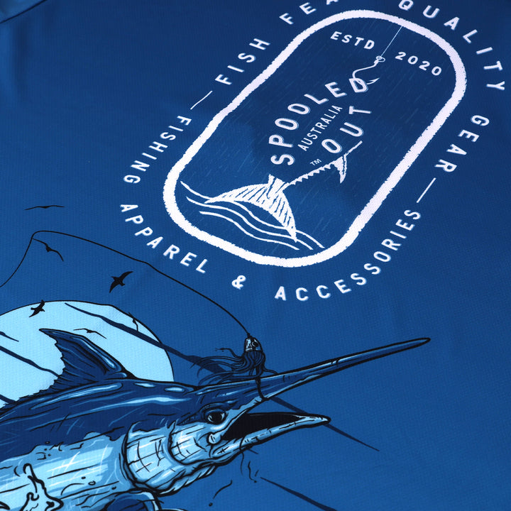 Blue Water Horizon Fishing Shirt