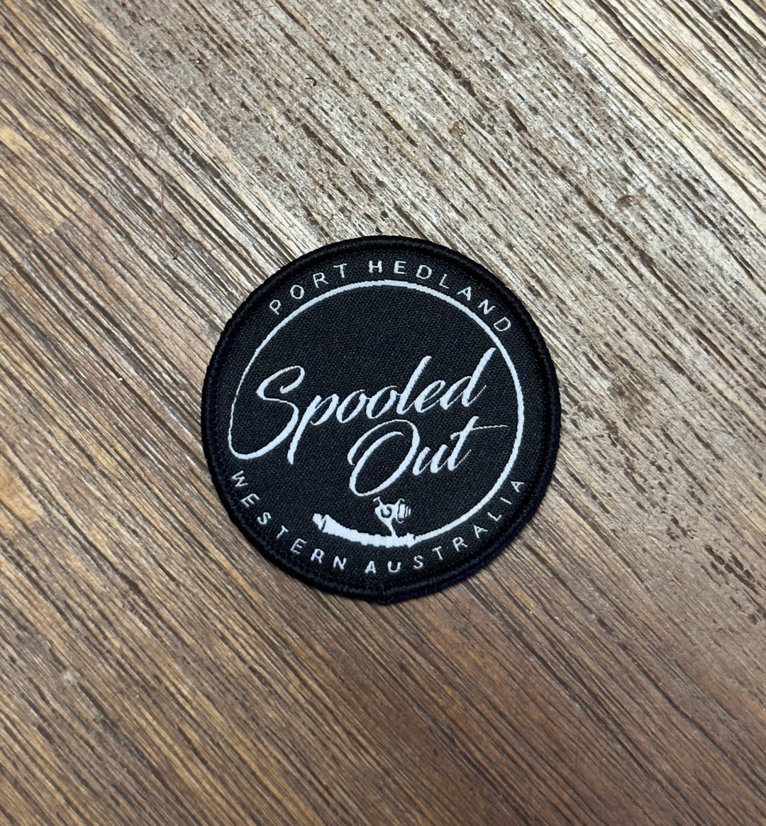 Spooled Out Australia round patch