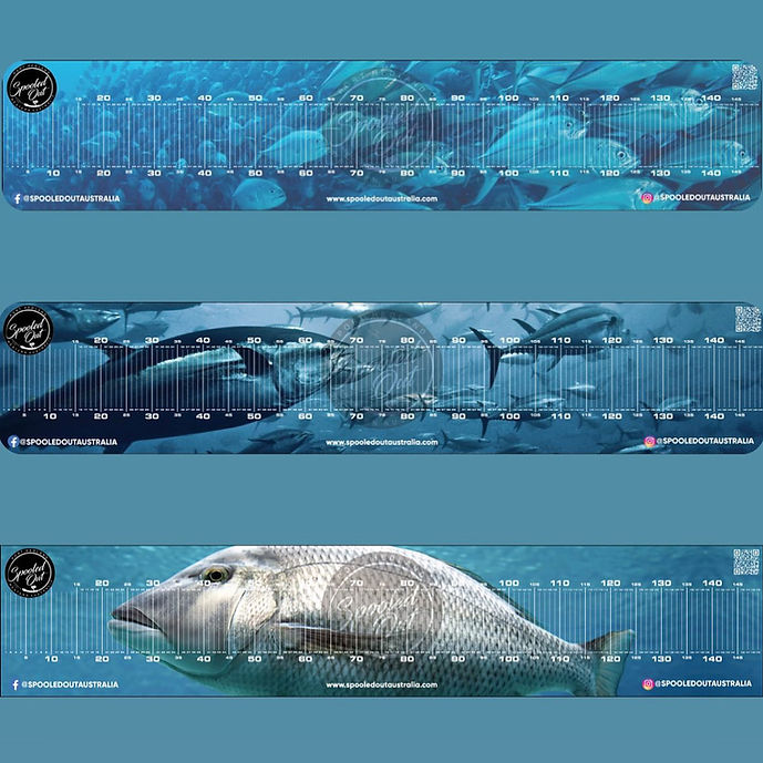 All 3 versions of Spooled Out Fishing Brag Mats