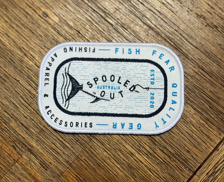 Spooled Out Australia quality fishing gear patch