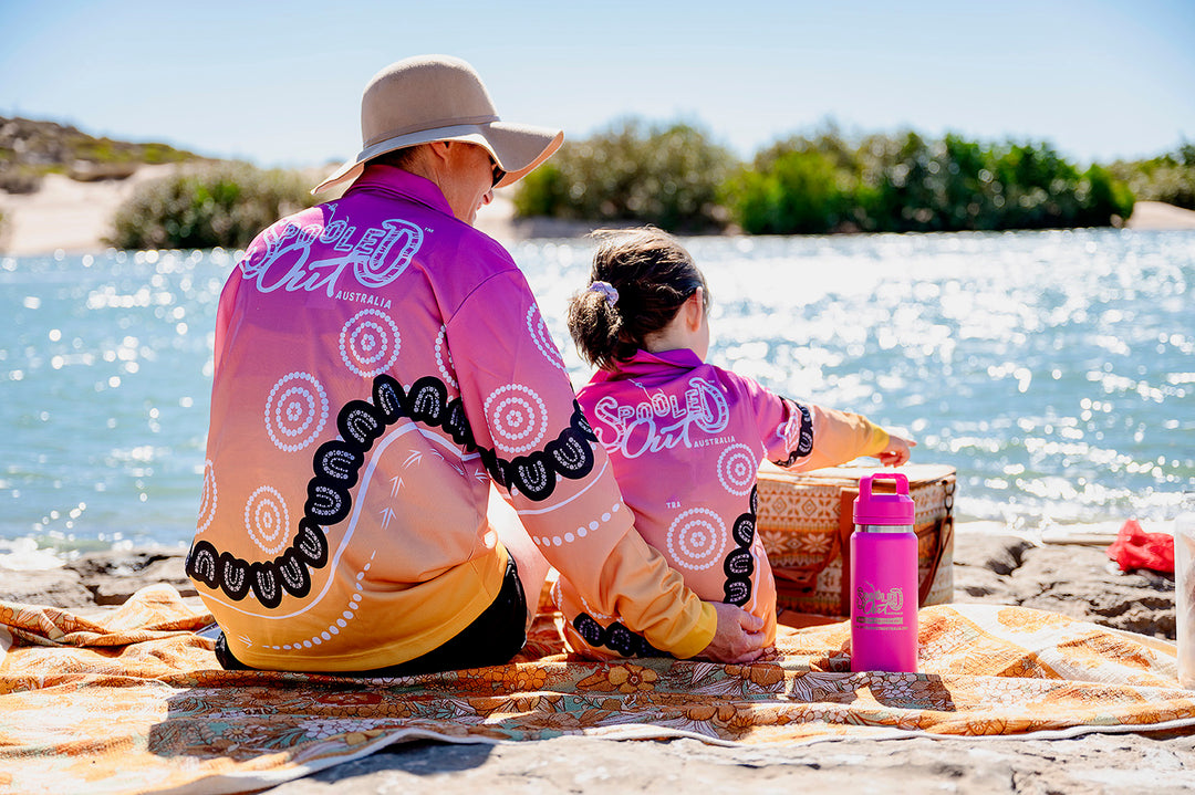 Spooled Out Australia Fishing Hoodies Back