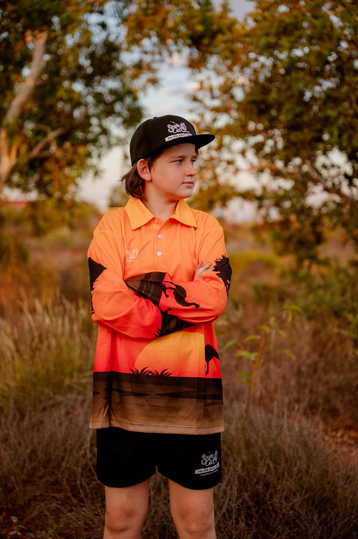 Red Sky Country Fishing Shirt